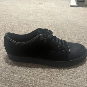 Lanvin DBB1 Toe Capped Navy Blue - Suede & LEATHER - GREAT CONDITION
